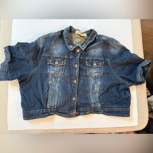 Fashion Bug Women's Dark Blue Jean Jacket